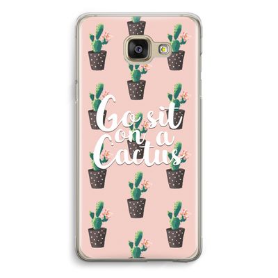 Cactus quote: Samsung Galaxy A5 (2016) Transparant Hoesje