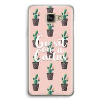 Cactus quote: Samsung Galaxy A5 (2016) Transparant Hoesje