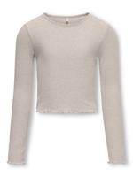 Kids ONLY winter top meisjes - grijs - KogNella - stretch fit, longsleeve