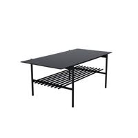 Fjôrd - Salontafel Zwart Marmer 120cm - Glas - Von