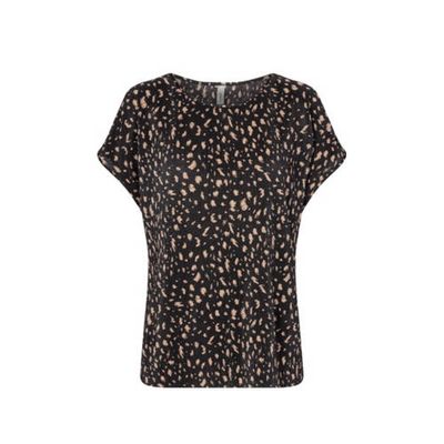 Soyaconcept geweven top SC-OLINDA 1 van gerecycled polyester zwart Soyaconcept geweven top SC-OLINDA 1 van gerecycled polyester zwart