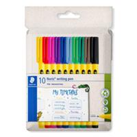 Markeerstiften Staedtler Geel Multicolour (10 Stuks)