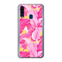 Pink Banana: Samsung Galaxy A20s Transparant Hoesje