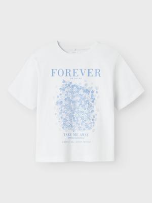 Name it zomer top meisjes - wit - Nkfdask