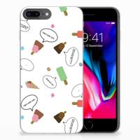 Apple iPhone 7 Plus | 8 Plus | Siliconen Case | IJsjes