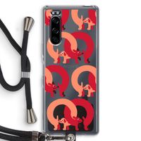 Dogs: Sony Xperia 5 Transparant Hoesje met koord