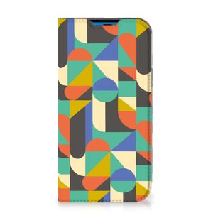 iPhone 14 Pro Hoesje met Magneet Funky Retro