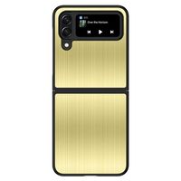 Samsung Galaxy Z Flip4 roestvrijstalen hybride behuizing - goud