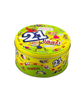 Snoeptrommel 21 jaar