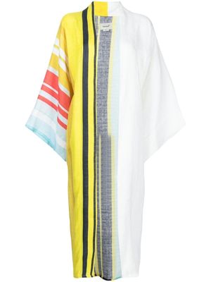 Bambah caftan Cairo à rayures - Multicolore