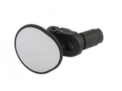 Mirage spiegel met plug minor bar-end links/rechts zwart