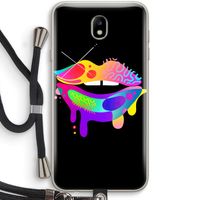 Lip Palette: Samsung Galaxy J7 (2017) Transparant Hoesje met koord