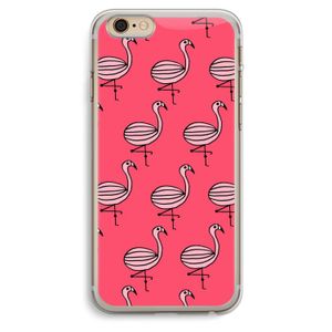 Flamingo: iPhone 6 Plus / 6S Plus Transparant Hoesje