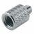 Konig & Meyer 218 Schroefdraad adapter zink geplateerd