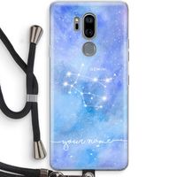 Sterrenbeeld - Licht: LG G7 Thinq Transparant Hoesje met koord