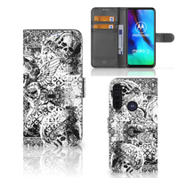 Telefoonhoesje met Naam Motorola Moto G Pro Skulls Angel