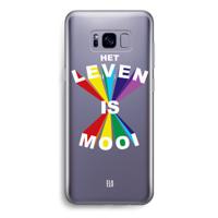 Het Leven Is Mooi: Samsung Galaxy S8 Transparant Hoesje - thumbnail