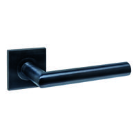 Deurkruk Q 04 op rozet verdekt 53x53x6mm PVD zwart Deurkruk Q 04 op rozet verdekt 53x53x6mm PVD zwart