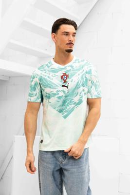 Portugal Shirt Uit Senior 2026/2028 - Maat XL - Kleur: MintWitBlauw | Soccerfanshop