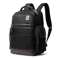 Bopai 751-007291 Business anti-diefstal waterdichte grote capaciteit dubbele schoudertas met USB opladen poort grootte: 34x19x (zwart)