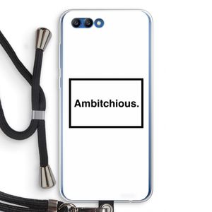 Ambitchious: Honor 10 Transparant Hoesje met koord