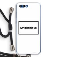 Ambitchious: Honor 10 Transparant Hoesje met koord