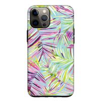 Tropical Palms Blue: iPhone 12 Tough Case