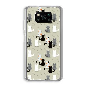 Katten: Xiaomi Poco X3 Pro Transparant Hoesje