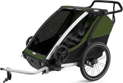 THULE Child trailer char. cab 2 aku/cyp.green