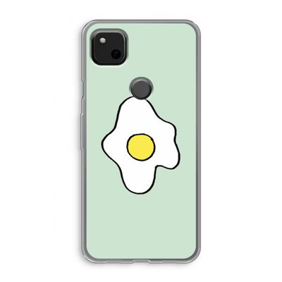 Spiegelei: Google Pixel 4a Transparant Hoesje