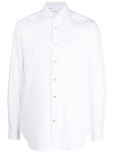 Kiton chemise en coton à manches longues - Blanc