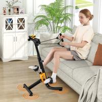 Pedaaltrainer Hometrainer Fiets Mini-stepper Fitnessfiets 9 Standen Verstelbaar en 53 x 43 x 73-102 cm