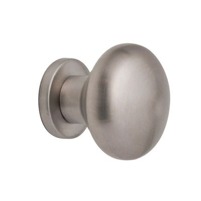 Hardbrass Voordeurknop Paddenstoel - RVS