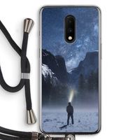 Wanderlust: OnePlus 7 Transparant Hoesje met koord