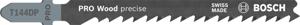 Bosch Accessoires 5x Precision voor hout decoupeerzaagblad T144DP - 2608633A35