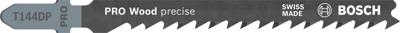 Bosch Accessoires 5x Precision voor hout decoupeerzaagblad T144DP - 2608633A35