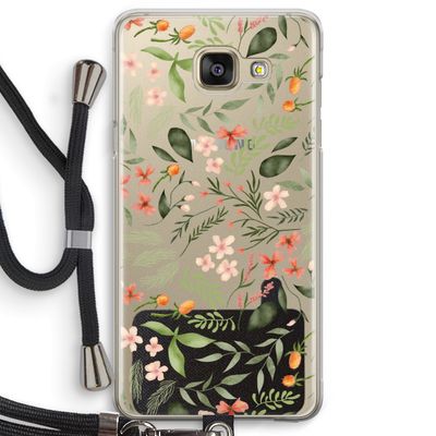 Sweet little flowers: Samsung Galaxy A5 (2016) Transparant Hoesje met koord