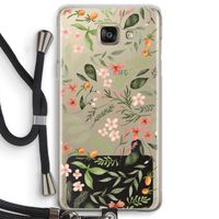 Sweet little flowers: Samsung Galaxy A5 (2016) Transparant Hoesje met koord
