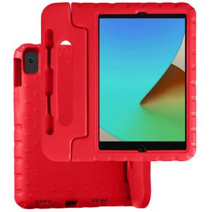 Basey iPad 10.2 2019 Kinderhoesje Foam Case Hoesje Cover Hoes -Rood