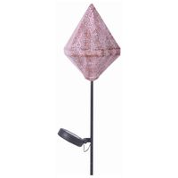 Luxform Tuinlamp op stok Tyana solar LED roze - thumbnail