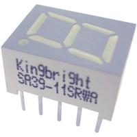 Kingbright 7-segments-display Groen 10 mm 2.2 V Aantal cijfers: 1 SA39-11GWA