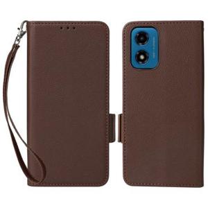 Motorola Moto G24 Power/G24 Wallet Case met Magnetische Sluiting - Bruin