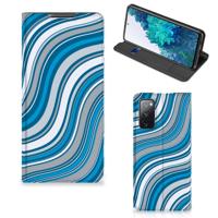 Samsung Galaxy S20 FE | Hoesje met Magneet | Waves Blue