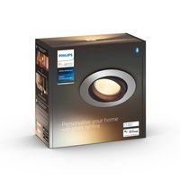 Philips Lighting Hue LED-inbouwlamp 871951433854800 Hue White Amb. Milliskin Einbauspot rund aluminium 350lm Erweiterung GU10 5 W - thumbnail