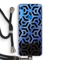 Crazy pattern: Huawei Y6s Transparant Hoesje met koord