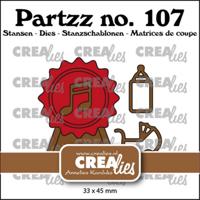 Crealies • partzz stans faux wax seals baby