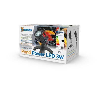 Superfish Pond Power Led 3W - Sfeervolle Tuin & Vijververlichting met Kleurenlens