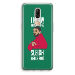 Sleigh Bells Ring: OnePlus 6 Transparant Hoesje