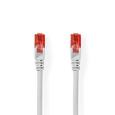 Nedis CAT6-kabel | RJ45 Male naar RJ45 Male | U/UTP | 2 m | Wit | 1 stuks - CCGP85200WT20 CCGP85200WT20
