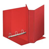Presentatieringband Esselte panorama A4 4-rings D-mechaniek 30mm PP rood | 10 stuks